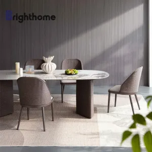 Modern Aluminum Waterproof Patio Courtyard Outdoor Room Garden Furniture Dining Set