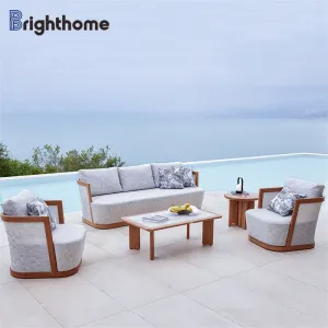 Modern Outdoor Aluminum Sofa Patio Furniture Set Garden Balcony Leisure Outdoor Furniture Sofa Set