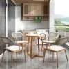 Modern Waterproof Metal Outdoor Furniture Set Restaurant Tables and Chairs for Resort Hotel and Park for Dining Leisure