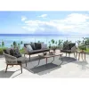 Nordic Patio Furniture Aluminum Frame Leisure Rope Outdoor Furniture Garden Sofa
