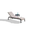 Outdoor Backyard Garden Patio Furniture White Pool Beach Lounge Chair Aluminum Sun Lounger
