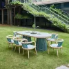Terrace Waterproof Modern Patio Furniture Garden Outdoor Chairs and Table Set