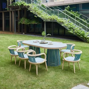 Terrace Waterproof Modern Patio Furniture Garden Outdoor Chairs and Table Set