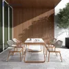 Top Quality Comfortable Patio Garden Table and Chair Outdoor Dining Furniture Set
