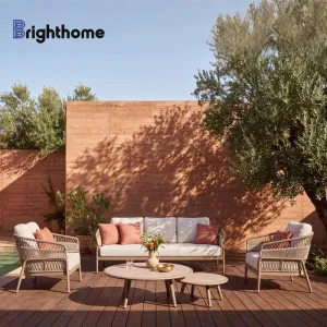 Wholesale Aluminum Waterproof Hotel Outside Patio Set Outdoor Sofa Set Garden Furniture