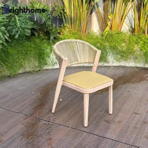 Wholesale Modern Aluminum Patio Garden Furniture Outdoor Restaurant Dining Chairs