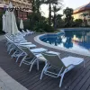 Wholesale Outdoor Furniture White Waterproof Aluminum Pool Beach Sun Loungers