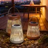 Wholesale Rope Patio Outdoor Garden Furniture Home Decor Led Solar Garden Lights