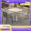 Aluminium Coffee Shop Outdoor Table and Chair Set for Restaurant Garden Balcony Courtyard-Commercial Furniture