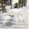 Aluminium Coffee Shop Outdoor Table and Chair Set for Restaurant Garden Balcony Courtyard-Commercial Furniture
