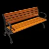 Aluminum Outdoor Park Chair Outdoor Courtyard Seat Garden Balcony Household Bench Cast Aluminum square Chair Backrest Chair