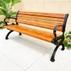 Aluminum Outdoor Park Chair Outdoor Courtyard Seat Garden Balcony Household Bench Cast Aluminum square Chair Backrest Chair