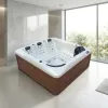 Balboa Acrylic Freestanding Outdoor Hot Tub Square Whirlpool Spa 5 Person Modern Design Relaxing Jets