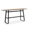 Champagne Modern Dining Table 184L 110cmT Durable for Top UV-Resistant Waterproof Outdoor Indoor Use