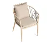 Durable Modern Outdoor Aluminum Alloy Table and Rattan Chair Combination for Courtyard Balcony or Roof Leisure Garden Sets