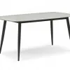 Elila Outdoor Corner Sofa Dining Set Aluminum Frame Sintered Stone Table Top for Hotel Patio Garden Modern Leisure Furniture