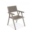 Export Style WPC Aluminum Alloy Outdoor Chair Modern Minimalist Design Durable Weather Resistant Eco-Friendly Villa School