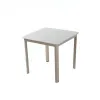 Foshan VANGARDEN Modern Particle Board Countertop Aluminum Frame 80*80 Square Weatherproof Outdoor Dining Table 2-Year Warranty