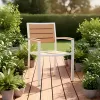 High-quality Modern Foshan Outdoor Restaurant Chairs Made Aluminum Alloy Plastic Wood Portable for Gardens Kitchens Villas
