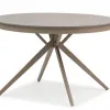 Luxury Modern Sintered Stone and Aluminum 120mm Round Foldable Dining Table Set for Home Living Room