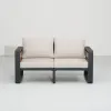 Luxury Modern Style All-Weather Garden Furniture Aluminum Outdoor Sofa Set for Courtyard Hotel Use