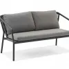 Maple Leaf 5pcs Durable Modern Sofa Set Aluminum Frame Rope Backrest Armrest Tray Coffee Table Weather Resistant Courtyard