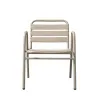 Modern Aluminum Outdoor Dining Furniture Set-Waterproof Durable Seating for Hotels Gardens Courtyards Restaurants | VANGARDEN |