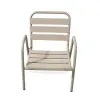 Modern Aluminum Outdoor Dining Furniture Set-Waterproof Durable Seating for Hotels Gardens Courtyards Restaurants | VANGARDEN |
