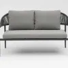 Modern Aluminum Outdoor Garden Sofa Set with PE Rattan Durable Comfortable Waterproof 1-4-Seater Furniture