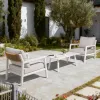 Modern Aluminum Rattan Outdoor Sofa Set Waterproof for Courtyard Apartment Hotel Living Room Furniture VANGARDEN Model