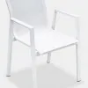 Modern Contemporary Terylene Fabric Aluminum Armchair Garden Outdoor Furniture Sets Courtyard Exterior Metal Panel Style