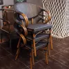 Modern Custom Outdoor Table and Chair Set for Courtyard Balcony Coffee Shop Garden Use-Waterproof Outdoor Furniture