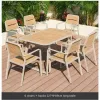 Modern Design Eco-Friendly Waterproof Durable UV-resistant Lightweight Aluminum Alloy Poly Wood Outdoor Garden Chair for Bedroom