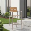 Modern Design Lightweight Waterproof Durable UV-resistant Aluminum Alloy Poly Wood Eco-friendly Outdoor Bedroom Park Living Room