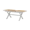 Modern Design Outdoor Dining Table Chair Set Waterproof Durable UV-resistant Aluminum Poly Wood Construction for Living Room Use