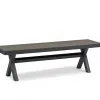 Modern Design 7-Person Outdoor Dining Table Chair Set Lightweight Waterproof Durable UV-resistant Aluminum Poly Wood Garden