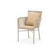 Modern Durable Aluminum Outdoor Furniture Set Warm Tones Sofa Chairs 4-Piece Aluminum Table Living Room Courtyard Garden Weather