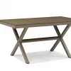 Modern Durable Aluminum Poly Wood Weather Resistant Outdoor Dining Furniture Set Comfortable 4-Person Sofa Chairs Living Room