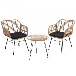 Modern Heavy-Duty Aluminum Outdoor Table Chair Three-Piece Set with Customizable Leisure Furniture for Courtyard 1 Year Warranty