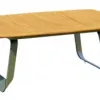 Modern LION SERIES Aluminum Alloy Portable Waterproof Outdoor Sofa Set with Plastic Wood Tables for Patio Garden Villa