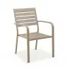 Modern Outdoor Dining Furniture Set Aluminum Extendable Table Sling Chair Weather Resistant Garden Courtyard Hotel Living Room