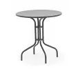 Modern Outdoor Dining Set with Textilene Mesh Aluminum Frame Chairs and Round Table for Hotel Patio Balcony Leisure