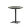 Modern Outdoor Dining Table and Chairs Set with Waterproof Durable UV-Resistant Poly Wood Design for Park Hotel Courtyard Use