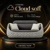 Modern Outdoor Rope Woven Sofa Chair Cushioned Patio Balcony Garden Seating