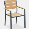 Modern Outdoor 10 Seat Dining Garden Furniture Park Aluminum Frame Durable Plastic Wood Panel Adjustable Table Comfortable