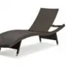 Modern Pool Outdoor Sun Lounger Table Set Wicker Rattan Weaving Aluminum Frame UV Resistant Durable for Courtyard Villa Use