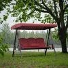 Modern Style Metal Wholesale Panama 3 Person Tray Swing Hanging Chair Stand for Courtyard Hotel Park or Villa Outdoor Furniture
