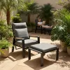 Modern Style Outdoor Aluminum Frame Lounge Chair for Beach Pool Water Leisure Courtyard Park Hotel-Stylish Sun Lounger
