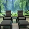 Modern Style Outdoor Aluminum Frame Lounge Chair for Beach Pool Water Leisure Courtyard Park Hotel-Stylish Sun Lounger