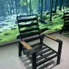 Modern Style Outdoor Aluminum Frame Lounge Chair for Beach Pool Water Leisure Courtyard Park Hotel-Stylish Sun Lounger